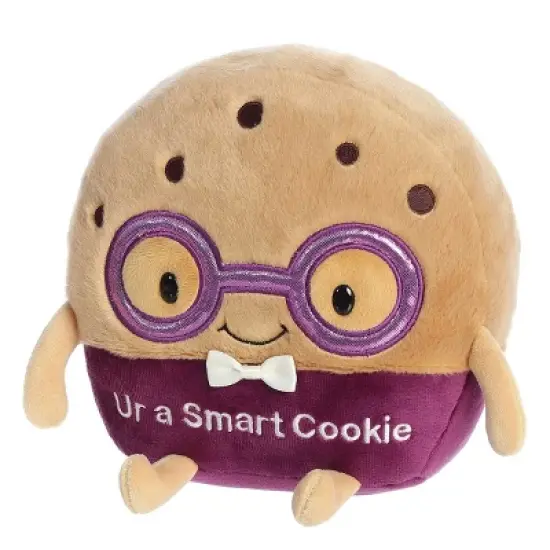 Aurora Small Ur A Smart Cookie JUST SAYIN' Witty Stuffed Animal Brown 8" image {4}