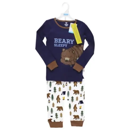 Hudson Baby Boy Cotton Pajama Set, Bear image {1}