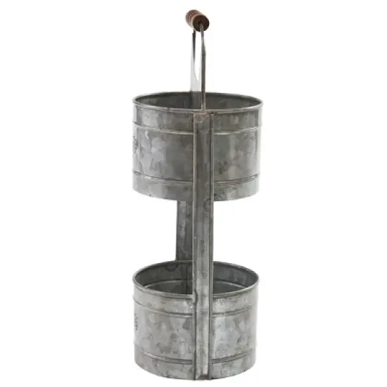 Park Designs Galvanized 2 Tier Caddy image {4}