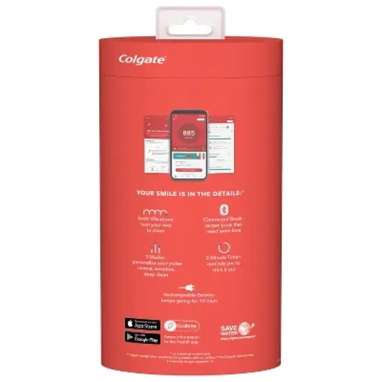 hum by Colgate Smart Electric Rechargeable Sonic Toothbrush Kit with Travel Case - Blue image {1}