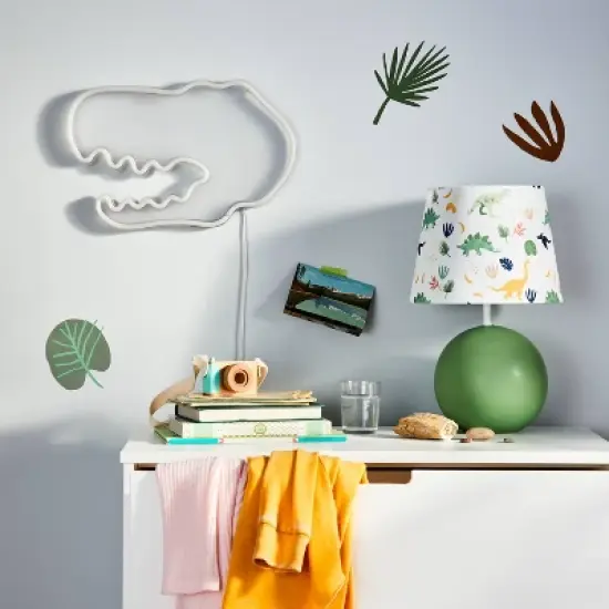 Neon Dinosaur GreenKids' Wall Decor - Pillowfort&trade; image {2}