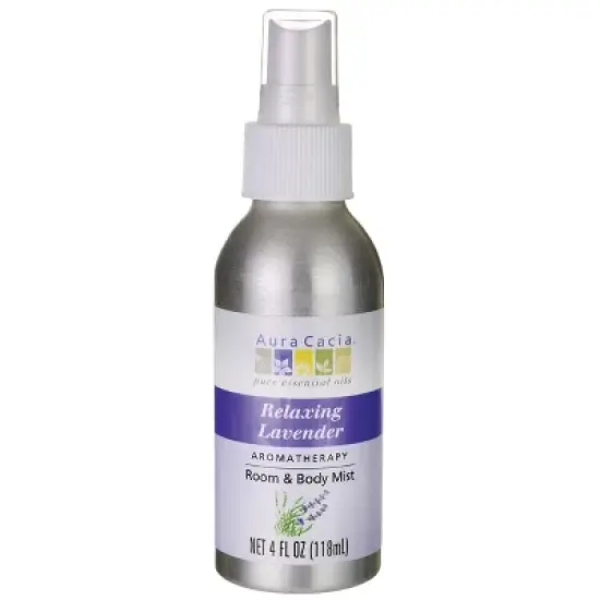 Aura Cacia Relaxing Lavender Room and Body Mist 4 fluid ounces image {1}