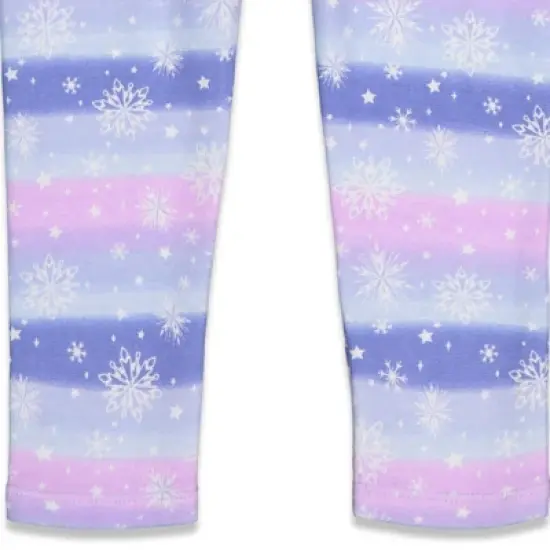 Disney Frozen Elsa Anna Frozen Girls T-Shirt and Leggings Outfit Set Infant to Little Kid image {6}