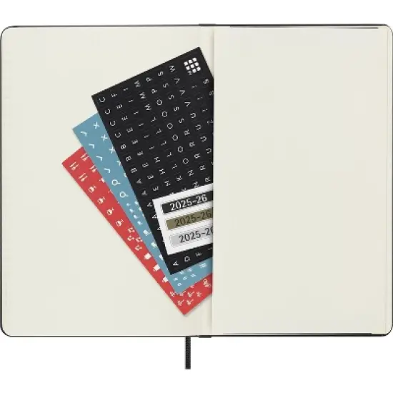 Moleskine 2025-26 18 Month Weekly Academic Planner Long Black image {5}