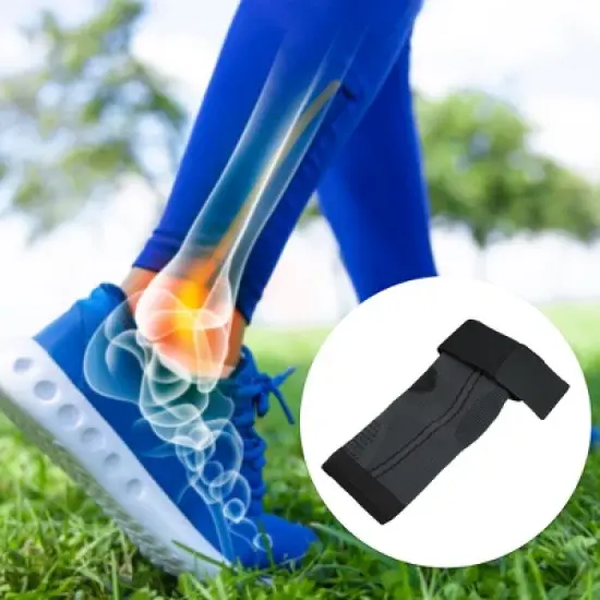 Unique Bargains Sports Running Adjustable Breathable Ankle Support Braces with Strap 1 Pc image {5}