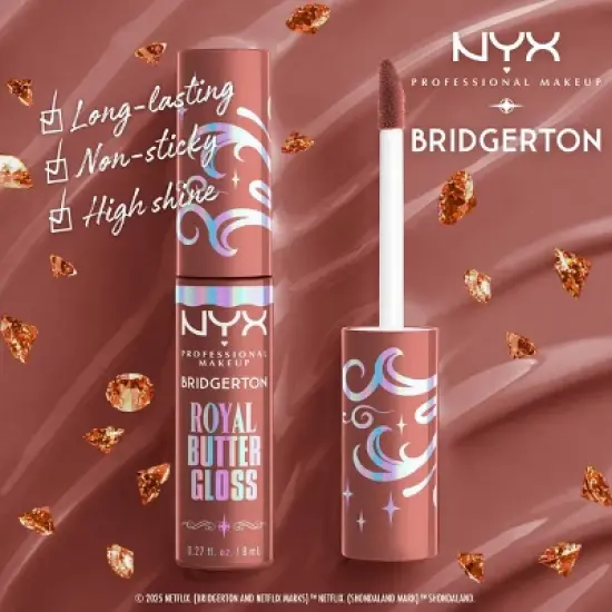 NYX Professional Makeup Bridgerton Royal Butter Gloss - 0.27 fl oz image {4}