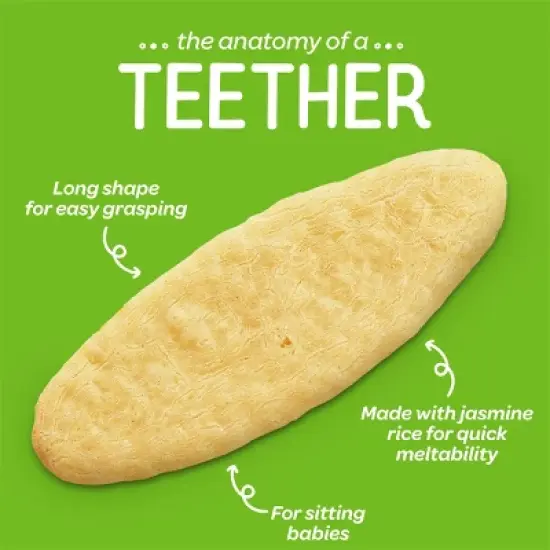 HappyBaby Blueberry & Purple Carrot Organic Teethers - 0.14oz/12ct image {5}