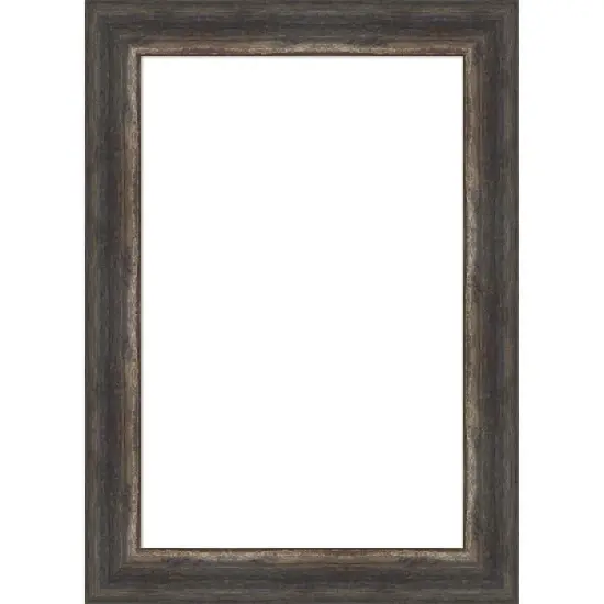 Amanti Art Bark Rustic Char Narrow Framed Dry Erase Magnetic Board image {9}