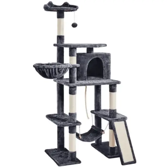 Yaheetech 70"H Large Cat Tower with Condo & Scratching Posts image {1}