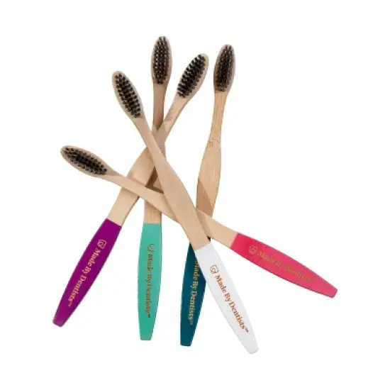 Made by Dentists Bamboo Toothbrush - 5ct image {4}