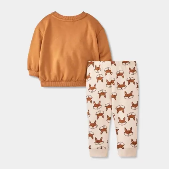 Baby Boys' 2pc Fleece Sweatshirt & Jogger Pants Set - Cat & Jack&trade; image {1}