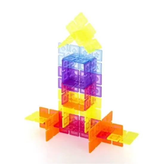 Guidecraft Interlox Squares - 96 Pcs image {4}