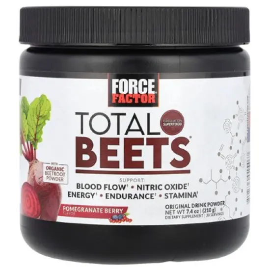 Force Factor Total Beets&reg;, Original Drink Powder, Pomegranate Berry, 7.4 oz (210 g) image {3}