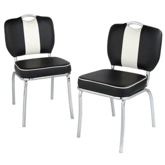 Set of 2 Raleigh Retro Dining Chairs - Buylateral image {4}