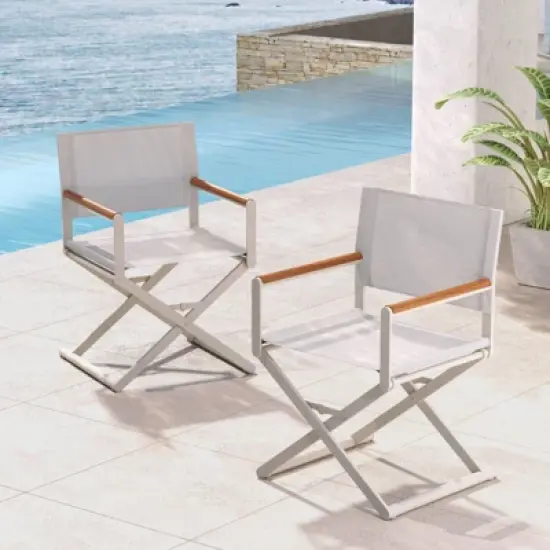 GRANDPATIO Folding Director Chair image {1}