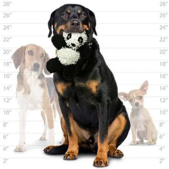 Mighty Microfiber Ball Panda Dog Toy - M image {3}