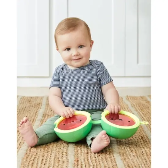 Skip Hop Farmstand Rattle Melon Drum Musical Toy image {10}