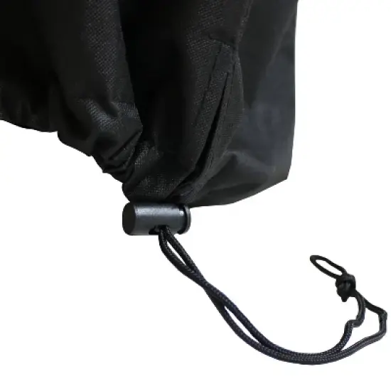 Sunnydaze Outdoor Weather-Resistant Heavy-Duty Durable Polyester with PVC Backing Firewood Log Rack Cover image {2}