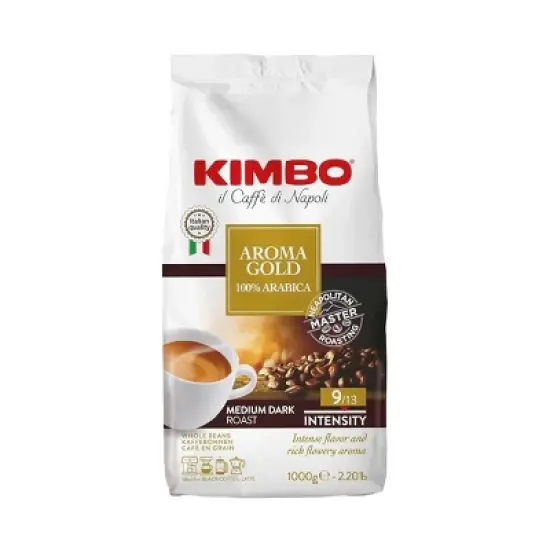 Kimbo Aroma Gold - Whole Bean Coffee 2.2lb Bag image {8}