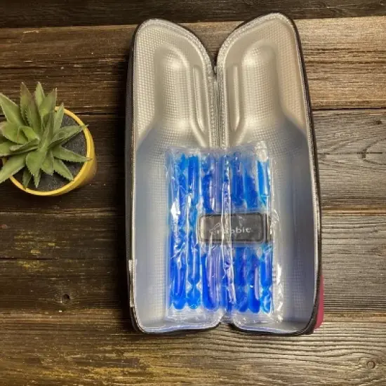 Rabbit Wine Trek Portable Bottle Cooler, Silver & Black image {3}