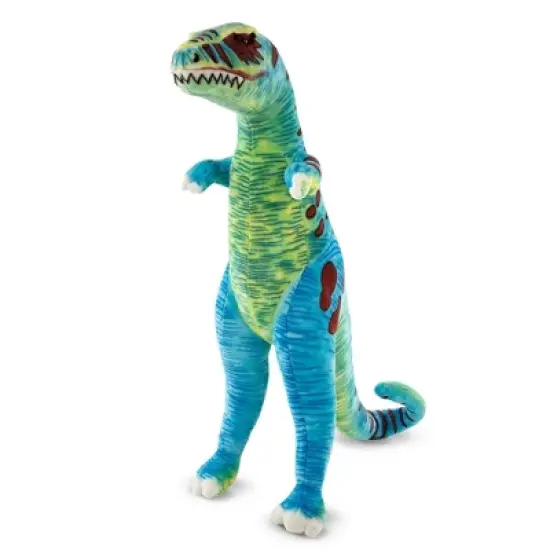 Melissa & Doug Jumbo T-Rex Dinosaur - Lifelike Stuffed Animal (over 4 feet tall) image {2}
