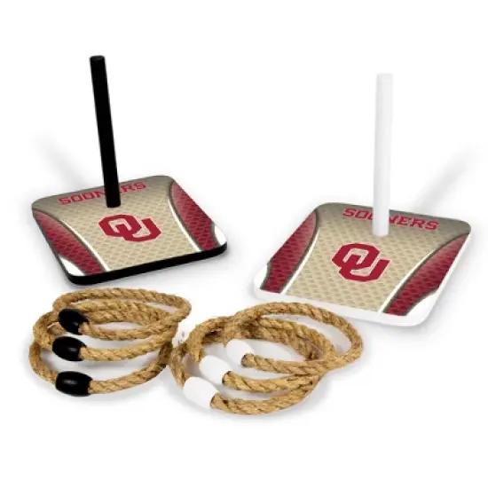 NCAA Oklahoma Sooners Solid Wood Quoits Toss Game image {4}