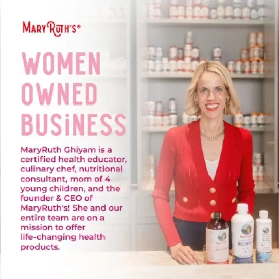 MaryRuth's Women's Multivitamin Liposomal, Vanilla Peach, Org, 0.5 oz 14-Pack image {8}