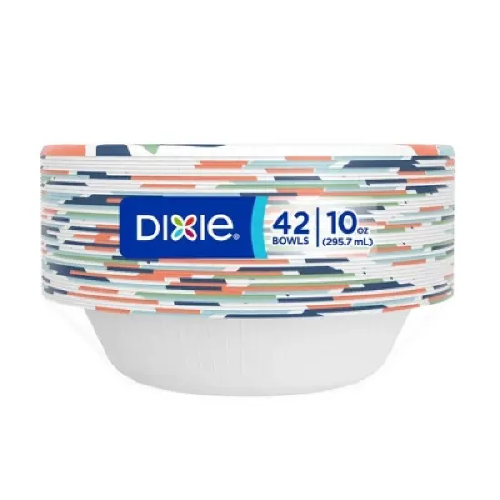 Dixie Disposable Paper Bowls &ndash; 42ct/10oz image {7}