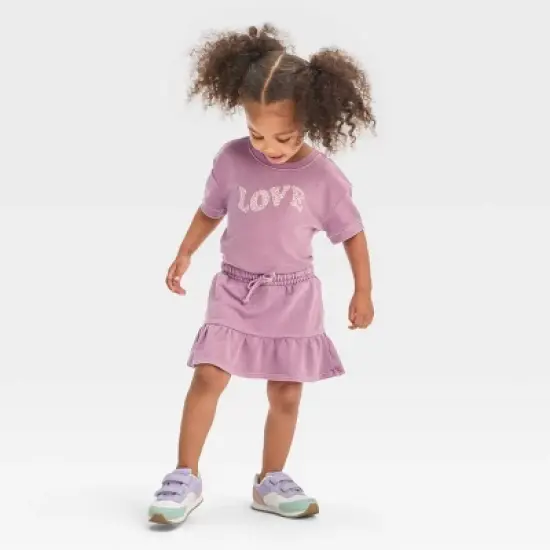 Toddler Girls' Skort Set - Cat & Jack&trade; Purple image {2}