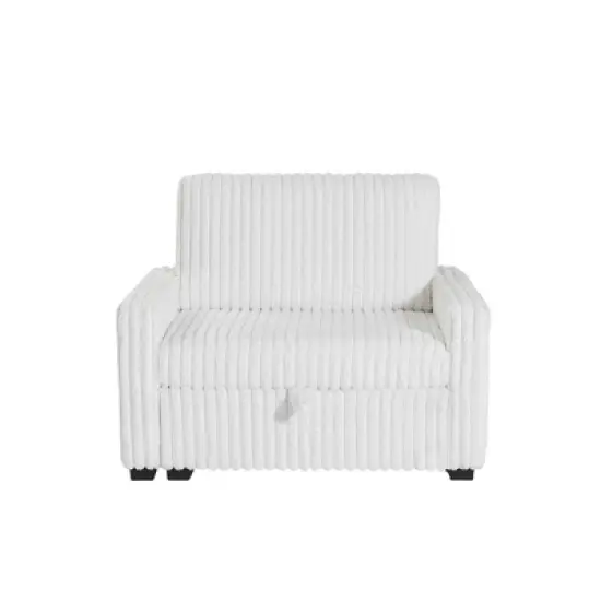 Living Room Sofa and seat with Storage Box ,for Bedroom, Office, Large-White image {6}