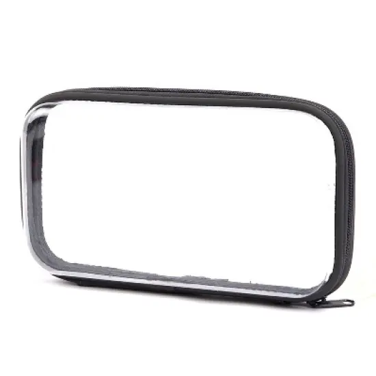 Pep Rally Collection Clear PET Pencil Pouch Black (61748) image {1}