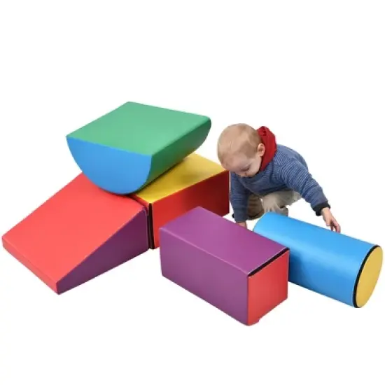 Foam soft crawling foam toys, children's game structure, stage slide activity, game structure, indoor kindergarten image {6}