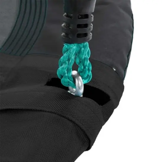 HearthSong 36-Inch Polka-Dot Round Platform Swing with Foam-Padded Steel Frame image {9}