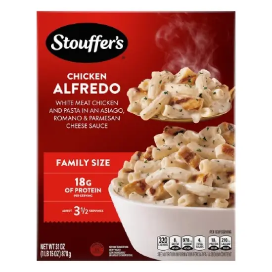 Stouffers Family Size Chicken Alfredo Frozen Family Meal - 31oz​ image {8}