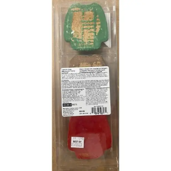 Midlee Santa & His Reindeer Christmas Dog Cookie Treats image {3}