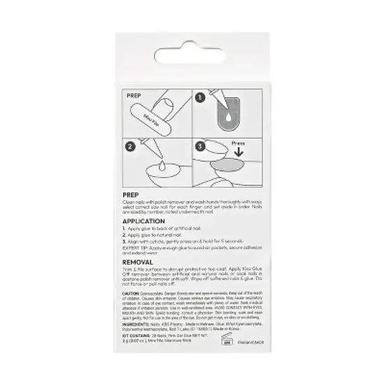 KISS Products Gel Fantasy Magnetic Fake Nails - Stream - 31ct image {8}