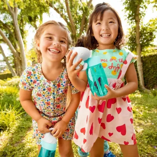 Munchkin Flip N Lock Elephant Straw Cup - Mint - 12oz image {2}