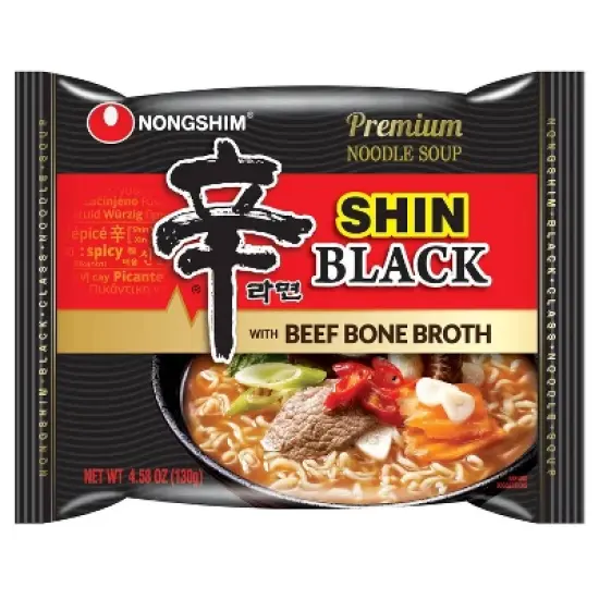 Nongshim Ramyun Black Noodle - 4.58oz image {4}