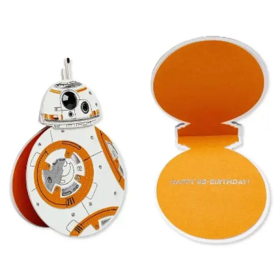 3ct Birthday Cards Star Wars Logo Yoda - PAPYRUS image {1}