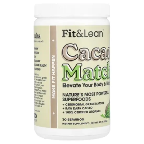 Fit & Lean Cacao Matcha, 3.7 oz (105 g) image {3}