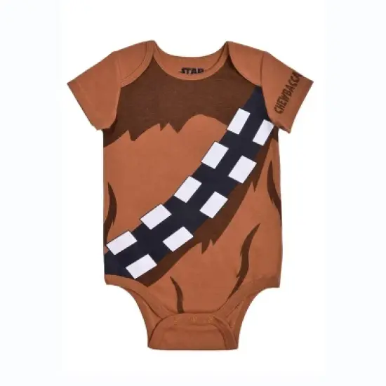 Star Wars Baby Boy's Short Sleeve Creeper for Infants image {1}