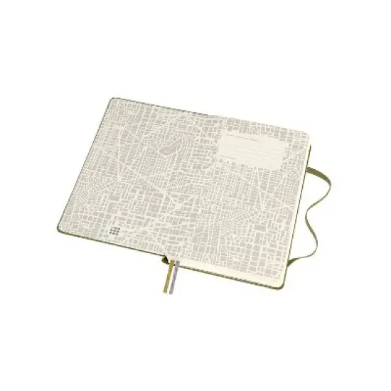 Moleskine Guided Journal 5.12"x8.25" Travel: Hard Cover, Acid-Free Paper, Elastic Closure, 400 Pages, Green image {3}