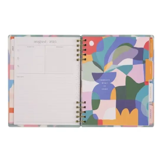 The Happy Planner 7"x9.25" 2025-2026 Mod Mosaics Classic 12 Months Dated Planner image {2}