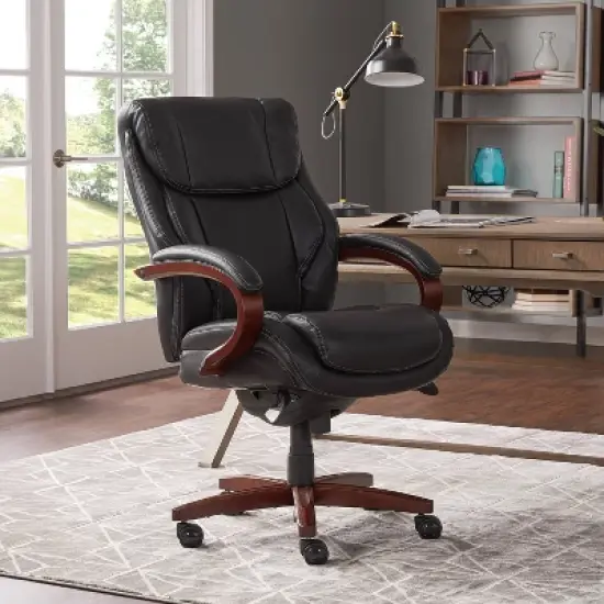 Bellamy Executive Office Chair Black - La-Z-Boy image {1}