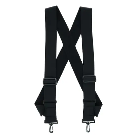 CTM Big & Tall Elastic TSA Compliant Side Clip Suspenders with Swivel Hook Ends image {3}