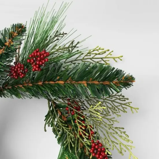 2pk Christmas Mini Wreath Red Berries - Wondershop&trade; image {2}