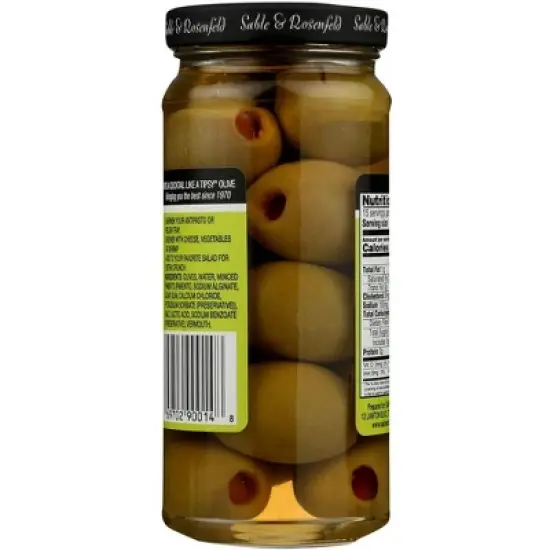 Sable & Rosenfeld Tipsy Pimento Olives - Case of 6/5 oz image {2}