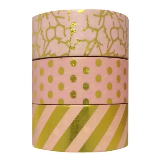 Wrapables Washi Masking Tape (Set of 3) image {7}