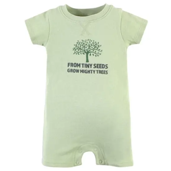 Touched by Nature Unisex Baby Organic Cotton Rompers, Bee Different image {2}