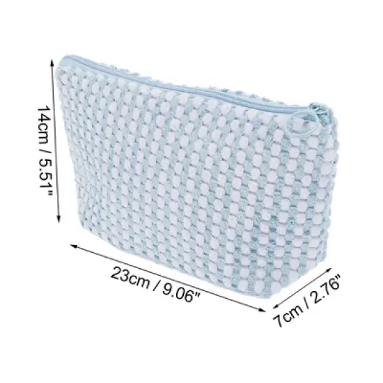 Unique Bargains Women's Trapezoidal Makeup Bag 1 Pc image {2}